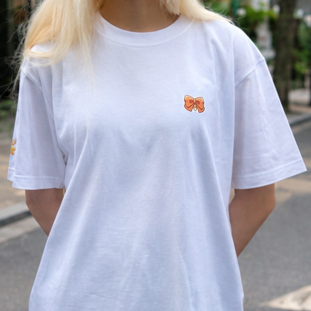 【受注生産】Tシャツ -アカリ